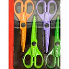 Decorative Edge Craft Scrapbooking Scissors Set Of 12 With Carrying Storage Case