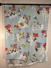 Vintage Walt Disney Productions Disneyland Fringe Bedspread Mickey Donald Read