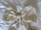 Pottery Barn Teen Love Shack Fancy Oversized Velvet Bow  Ivory