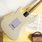 St Electric Guitar Cream White Color Maple Fretboard Mahogany Body