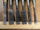 Japanese Vintage Chisel Tataki Nomi Japan Signed Old 11 18 15 18 9 8mm Ma314