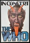 Who Concert Poster 1976 Germany  devil  By Kieser Rp