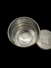Vintage Collapsible Folding Pocket Travel Size Metal Cup Mountain Canoe Usa