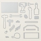 Stampin Up Trusty Tools Dies - New   Retired 