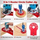 5 In 1 Router Circle Cutting Jig For Cutting routing Circle aluminum Router   