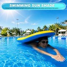 Multi-use Inflatable Swim Float Uv Sun Protection Canopy Pool Raft Shadingpillow
