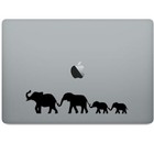 Elephant Family Walking Vinyl Decal Sticker For Macbook Laptop Car Window Wall