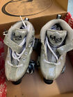 Rock Skates Gt50 Silver Sparkle Roller Speed Skate Size 4 Mens Fits Womens 5-5 5