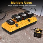 Dcb104 20v Max Battery Charger Replacement For Dewalt Battery Charger  4 Port