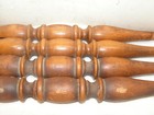 Vintage Lot Of 4 Round Wood Spindles Salvaged  13   3 4  Pegs 14 1 2  Total Leng
