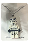 Minifigure Necklace Stainless Steel Chain Handmade Using Real Lego Minifigures