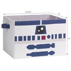 Lambs   Ivy Star Wars R2d2 Foldable collapsible Storage Bin basket Organizer
