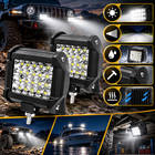 2 X 72w Led Work Light Bar Spot Flood Combo For Truck Light Bars Offroad Suv Atv