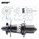 Replace For Koozer Xm490 Pro Mtb Hub Quick Release 32h 5x100mm  5x135mm  Black