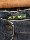 Dublin Ladies Shona Denim Riding Breeches   Full Suede  10 28  Horse