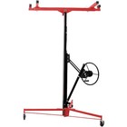 Drywall Lift Panel 11   Lift Drywall Panel Hoist Jack Lifter  Red black