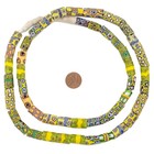 Antique Venetian Millefiori African Trade Beads  16499 10mm Ghana Multicolor