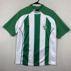 Vintage Antigua Football Club Jersey Men   s L White Green Soccer World Cup Stripe