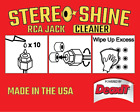 Stereo Shine Rca phono Jack Cleaner - Powered By Deoxit D Series