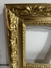 Vintage Ornate Carved  Haevy Wood Gold Color Frame