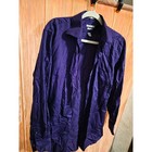 Van Heusen Lux Sateen Regular Purple Dress Shirt Size 16 5 34 35
