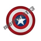 Captain America Marvel Golf Ball Marker W  Premium Switchblade Divot Tool Gift