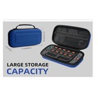Blue Nintendo Switch 2 Carrying Case Hard Shell Travel Bag New