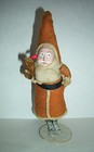 Antique 1917 German Santa Spun Cotton W Brush Tree Single Family Owned Wwi Rare 
