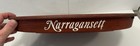 Vintage Rare Narragansett Lager Oval Beer Tray 16x12 Wood Grain Plastic
