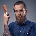 Beard Cleaning Comb Shaving Brushes For Men Mini Man Hair Grooming