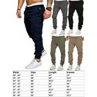 Casual Joggers Pants Sweatpants Cargo Combat Loose Active Sport Workout Trousers
