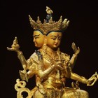8  Old Antique Tibet Tibetan Buddhism Temple Bronze Gilt Namgyalma Buddha Statue