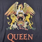 Queen Shirt Mens Small Black Offical Classic Crest Graphic Nwt Music Band