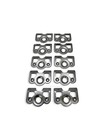 7 16  Aluminum Dzus Button   Springs   Tab Plates   Free Rivets 10 Piece Set