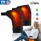 2 1x Heated Massage Waist Hip Support Brace Heating Pad For Sciatica Pain Relief