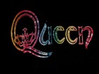 Queen Freddie Mercury T Shirt Vintage Rainbow Glitter Logo Single Stitch Medium