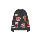 Max Mara Women s Autumn Winter New Jacquard Cotton Wool Blended Sweater