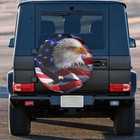 16 Inch Spare Tire Cover 16  For Tire Diameter 29 92 -31 1  76-79cm Bald Eagle