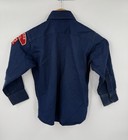 Vintage Boy Scouts Bsa Youth Button Up Shirt Long Sleeve Usa Made Small