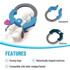 Dental Sectional Contoured Matrice Matrix Bands Ring Fit Palodent V3 Garrison