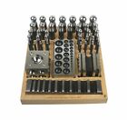 Complete Steel Metal Jewelry Dapping Doming Punch Set Wooden Block Base Tool