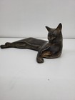 Statue Sculpture Cat Wildlife Art Deco Style Art Nouveau Style Bronze Signed
