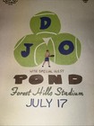 New Djo Poster 2026 Summer Tour Rare Forest Hills Nyc Exclusive Merch July 17