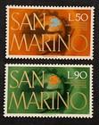Travelstamps  San Marino Stamps Scott  858-849 Centenary Of The U p u  Mnh Og