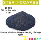 3 Pounds Rock Tumbler Refill Grit Media Kit  4 Polishing Grits   4-steps For Tum