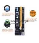 Pci-e Express 1x To 16x Extender Riser Board Card Usb 3 0 Adapter Power Cable