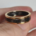 Kenya Sericho Pallasite Iron Meteorite Ring Size 8 5