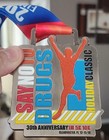2018 Say No To Drugs Run Road Race Finisher Running Medal Clearwater Fl 
