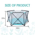 Safety My Play Portable Baby Playpen   Play Yard Foldable 6-panel Indoor Outdoor