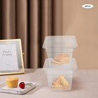 8 Pack 1 6 Size Clear Plastic Steam Prep Table Food Pan 4  Deep Polycarbonate